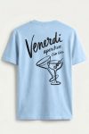 Aperitivo Cin Cin,T-Shirt σε Γαλάζιο Χρώμα