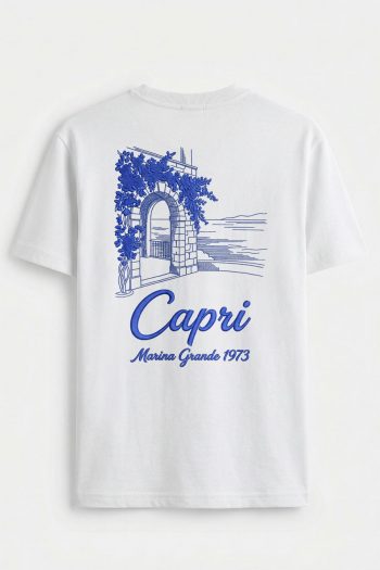 Capri Blue Gate,T-Shirt σε Λευκό Χρώμα