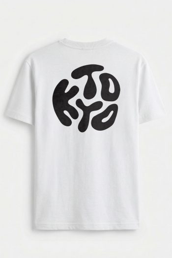 Tokyo,T-Shirt σε Λευκό Χρώμα