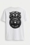 Tiger Weight Plate,T-Shirt σε Λευκό Χρώμα