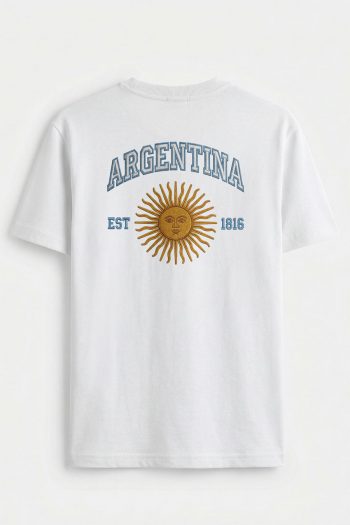 Argentina Sun Varsity,T-Shirt σε Λευκό Χρώμα