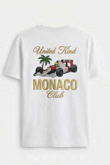 Monaco UK Racing Club,T-Shirt σε Λευκό Χρώμα