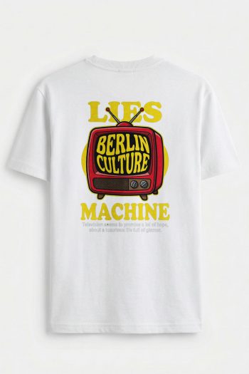 Berlin Culture Machine,T-Shirt σε Λευκό Χρώμα