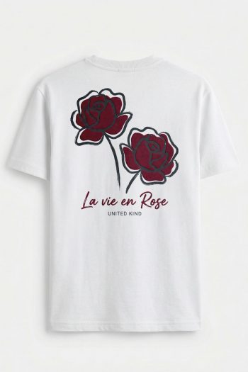 La Vie En Rose Pair,T-Shirt σε Λευκό Χρώμα