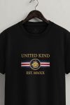 United Flag Badge,T-Shirt σε Μαύρο Χρώμα