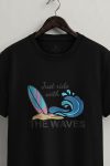 Surf Sail,T-Shirt σε Μαύρο Χρώμα