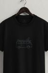 Blackout Vintage Van,T-Shirt σε Μαύρο Χρώμα