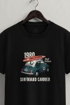 Surfboard Carrier,T-Shirt σε Μαύρο Χρώμα
