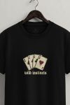 Wild Instincts Cards,T-Shirt σε Μαύρο Χρώμα