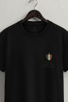 Italia Token,T-Shirt σε Μαύρο Χρώμα