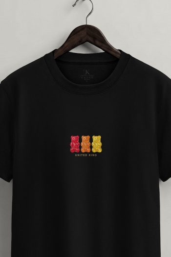 Gummies,T-Shirt σε Μαύρο Χρώμα