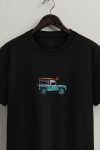 Surfboard Truck,T-Shirt σε Μαύρο Χρώμα
