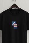 Palm Postcard Centered,T-Shirt σε Μαύρο Χρώμα