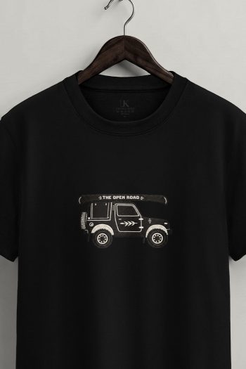 Off Road Badge,T-Shirt σε Μαύρο Χρώμα
