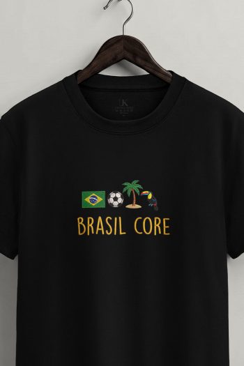 Brazil Core Badge,T-Shirt σε Μαύρο Χρώμα