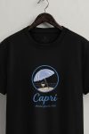 Capri Sunset,T-Shirt σε Μαύρο Χρώμα