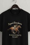 Beyond Boundaries Rider,T-Shirt σε Μαύρο Χρώμα