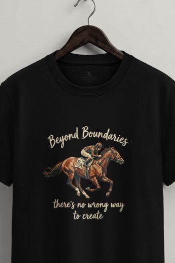 Beyond Boundaries Rider,T-Shirt σε Μαύρο Χρώμα