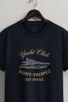 Riviera Yacht Club, Μπλούζα T-Shirt σε Μπλε Χρώμα