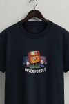 Retro Memory Stack,T-Shirt σε Μπλε Χρώμα