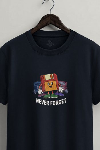Retro Memory Stack,T-Shirt σε Μπλε Χρώμα