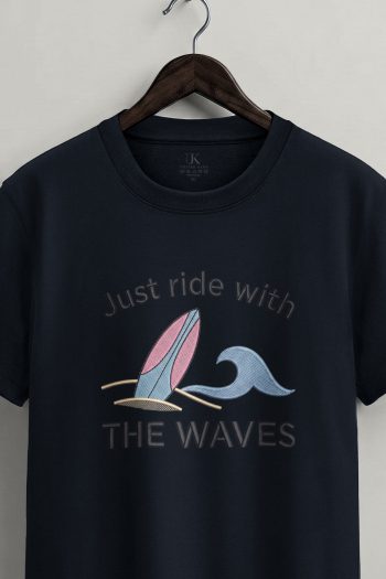 Wave Sail Club,T-Shirt σε Μπλε Χρώμα