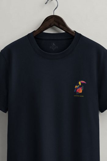 Toucan Pocket Badge,T-Shirt σε Μπλε Χρώμα