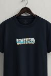 Patchwork United,T-Shirt σε Μπλε Χρώμα