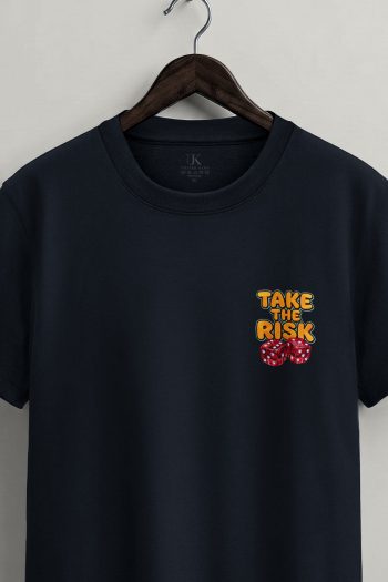 Risk Taken,T-Shirt σε Μπλε Χρώμα