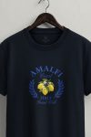 Amalfi Lemon Centered,T-Shirt σε Μπλε Χρώμα
