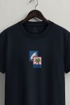 Palm Postcard Centered,T-Shirt σε Μπλε Χρώμα