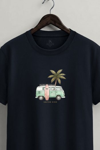 Palm Camper,T-Shirt σε Μπλε Χρώμα