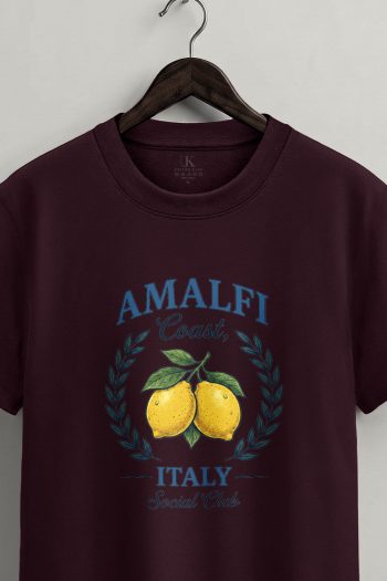 Amalfi Lemon, Μπλούζα T-Shirt σε Μπορντώ Χρώμα