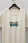 Coastal Camper,T-Shirt σε Εκρού Χρώμα