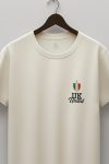 Italia Token,T-Shirt σε Εκρού Χρώμα