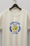 Amalfi Lemon Centered,T-Shirt σε Εκρού Χρώμα
