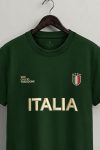 Italia Varsity,T-Shirt σε Πράσινο Χρώμα