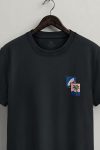 Palm Postcard Badge,T-Shirt σε Iron Grey Χρώμα