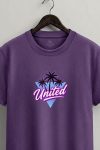 United Palm Sunset, Μπλούζα T-Shirt σε Μωβ Χρώμα