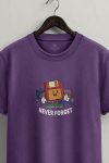 Retro Memory Stack,T-Shirt σε Μωβ Χρώμα