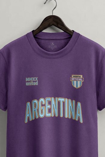 Argentina Varsity,T-Shirt σε Μωβ Χρώμα