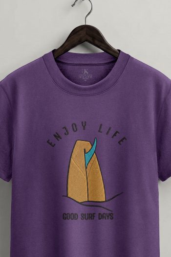 Good Surf Days,T-Shirt σε Μωβ Χρώμα