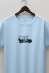 Surfboard Truck,T-Shirt σε Γαλάζιο Χρώμα