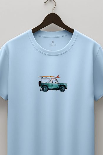 Surfboard Truck,T-Shirt σε Γαλάζιο Χρώμα