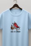 Red Chill Sunday Chair,T-Shirt σε Γαλάζιο Χρώμα