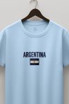Argentina Flag,T-Shirt σε Γαλάζιο Χρώμα