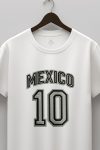 Mexico Ten,T-Shirt σε Λευκό Χρώμα