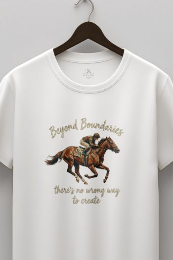 Beyond Boundaries Rider,T-Shirt σε Λευκό Χρώμα