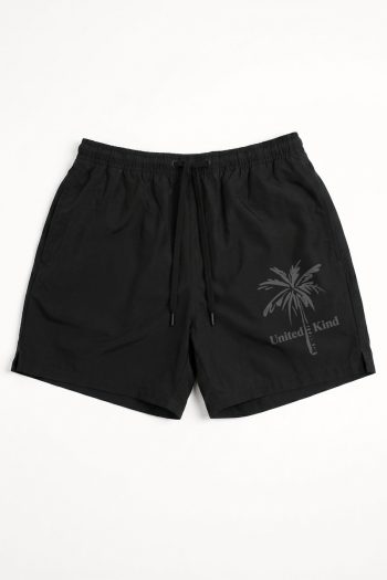 Ανδρικό Μαγιό σε Μαύρο Χρώμα με σχέδιο United Kind Grey Palm
