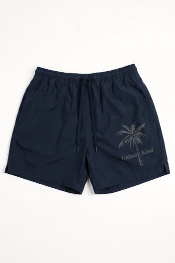 Ανδρικό Μαγιό σε Μπλε Χρώμα με σχέδιο United Kind Grey Palm